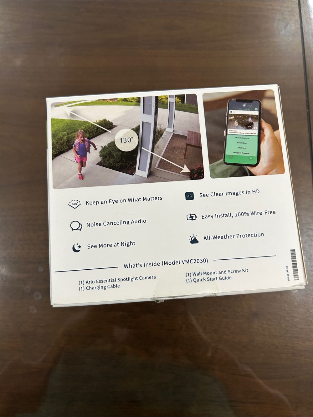 Arlo Essential Wire-Free Spotlight Security Camera - White - Picture 3 of 5